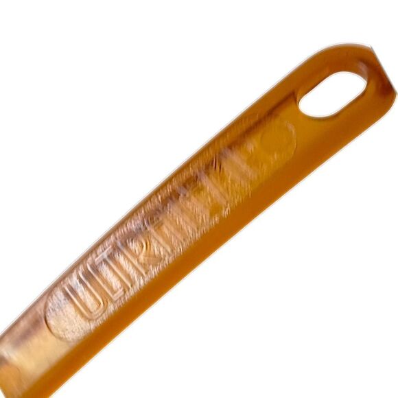 Ultratemp Pie Server Serrated Cake Vintage Translucent Amber Robinson USA Made. - Picture 10 of 16